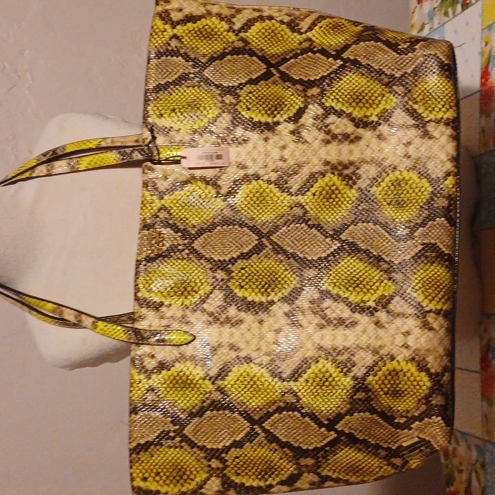 VICTORIA'S SECRET PYTHON TOTE